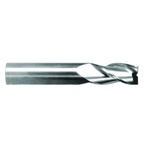 1/2" Dia. - 2" LOC - 4" OAL - .005 Radius 3 FL Carbide S/E HP End Mill-Uncoated